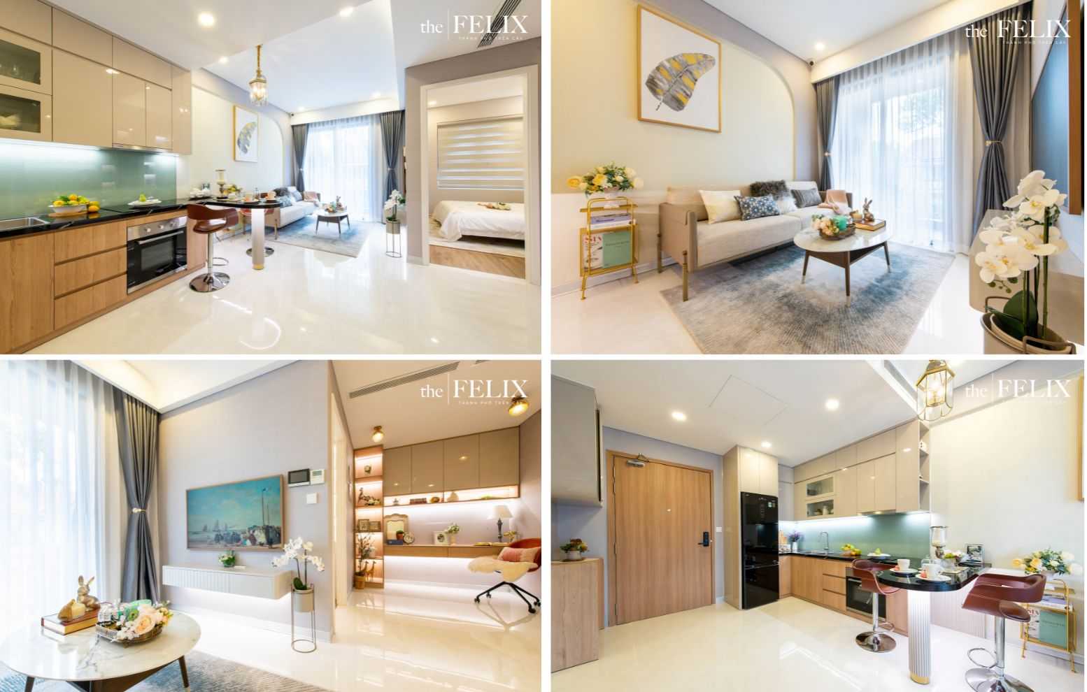 Căn hộ Felix 1pn phòng khách