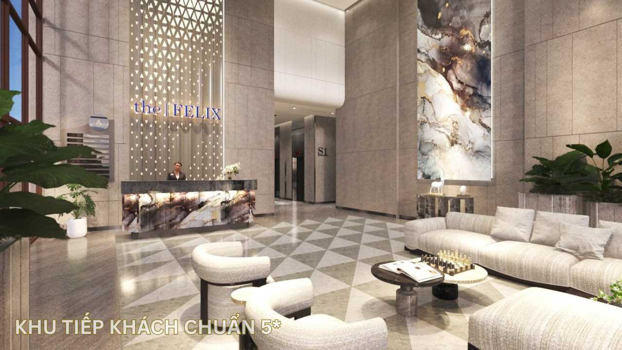 The Felix phòng tiếp khách hiện đại