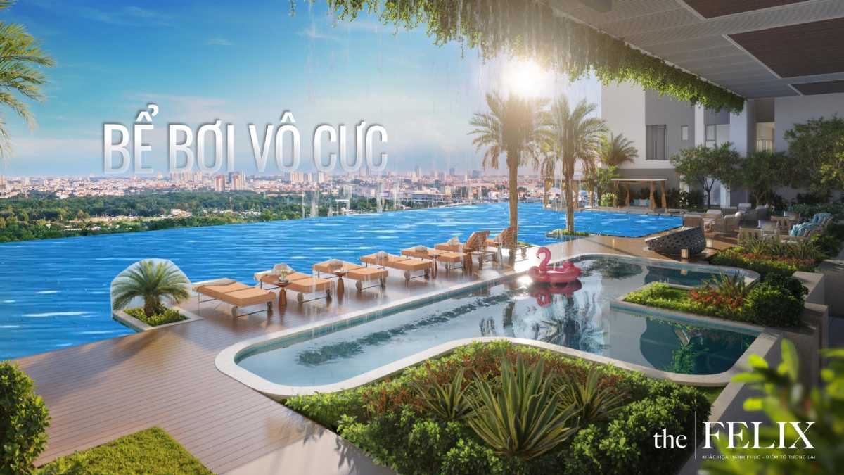 Tiện ích căn hộ the Felix Hồ bơi