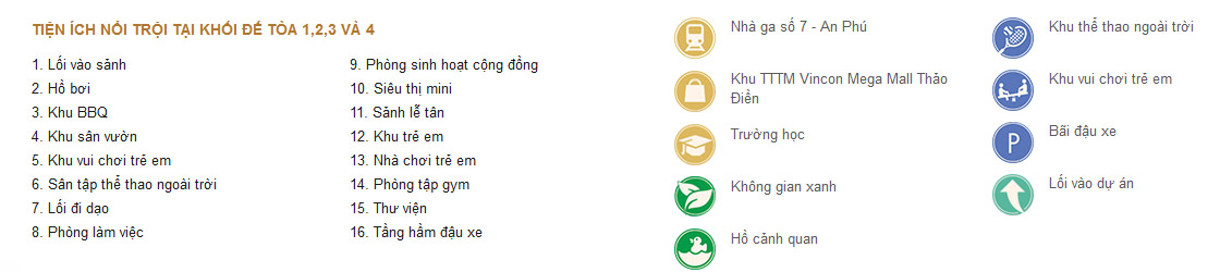 tien ich can ho masteri thao dien