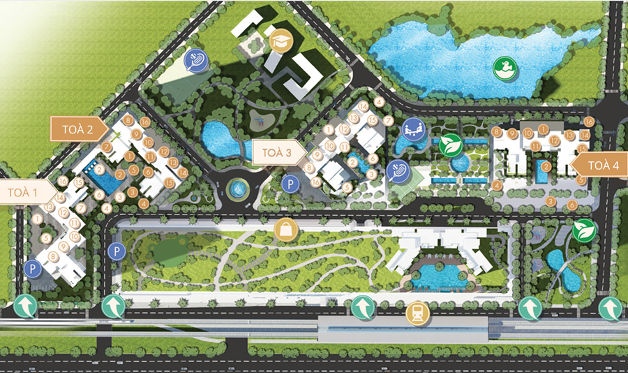 Mat bang masteri thao dien