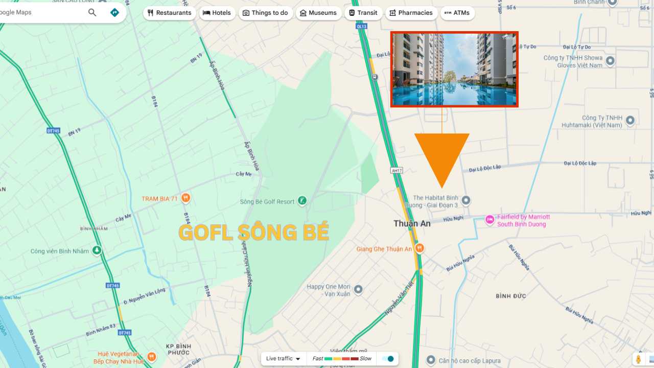 Căn hộ Habitat Goflt Sông Bé