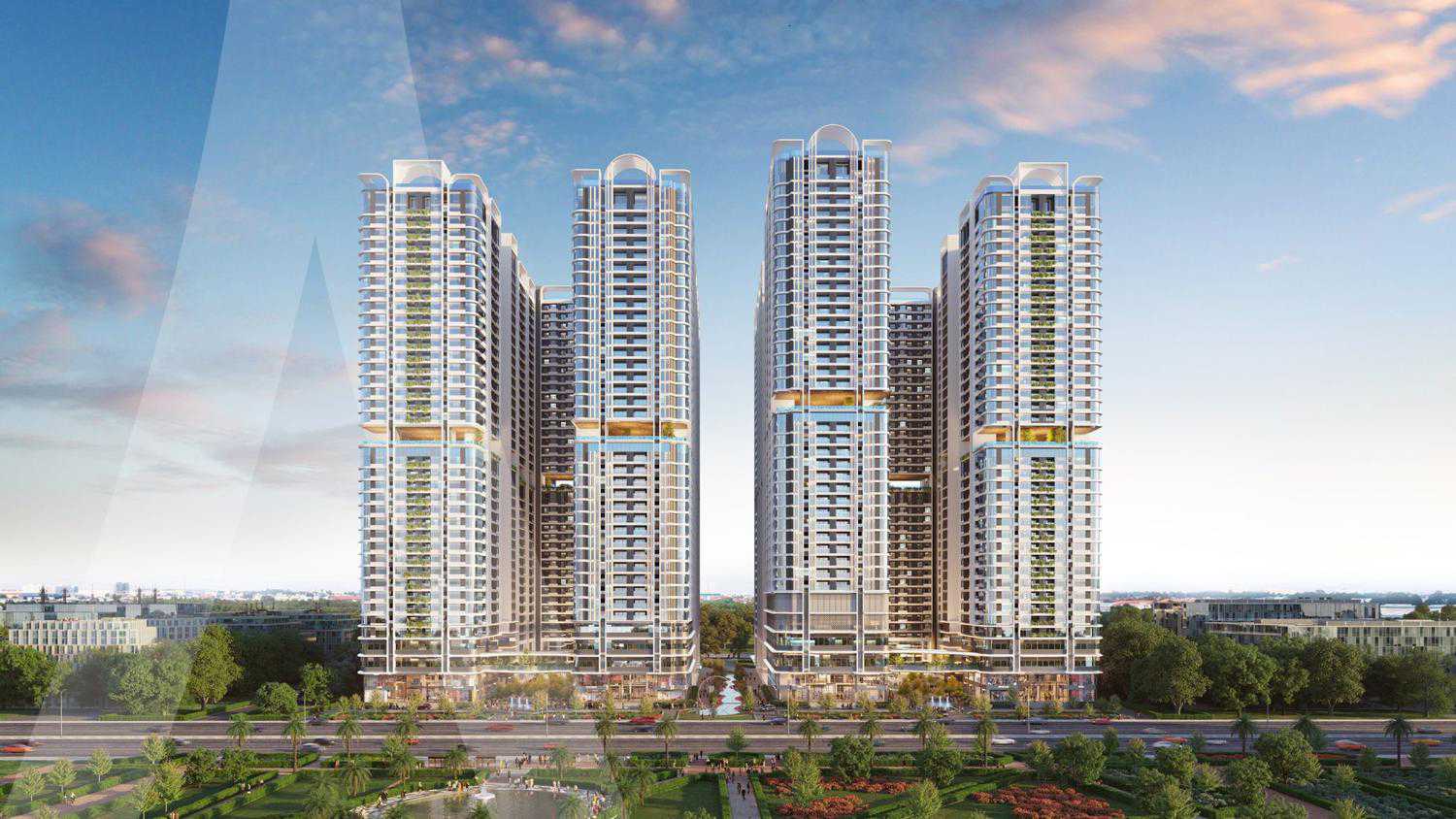 Phối cảnh tổng thể căn hộ La Pura Bình Dương