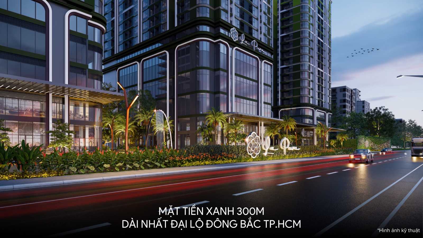 300m mặt tiền La Pura
