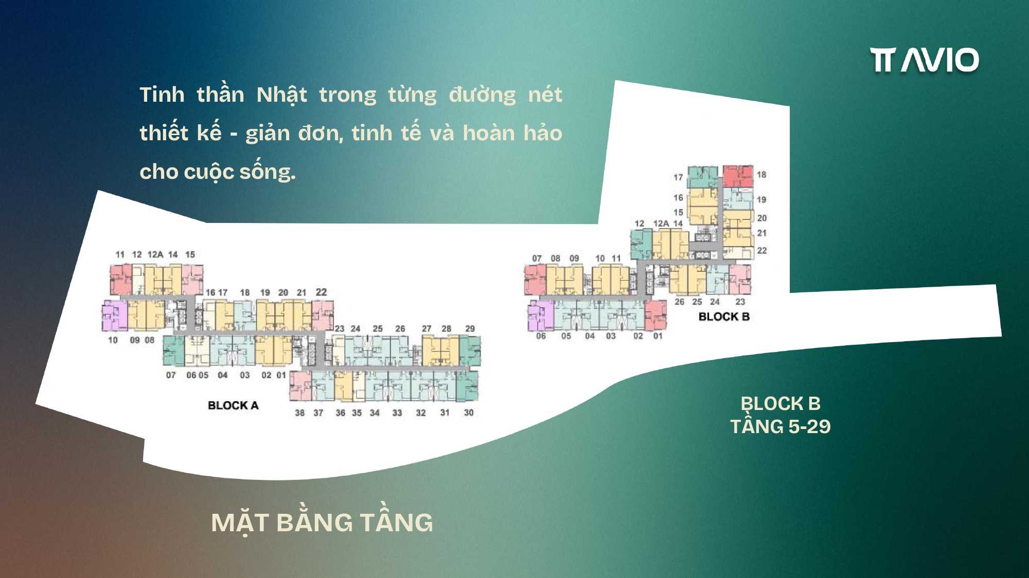 Mặt bằng tổng thể khu căn hộ TT Avio Dĩ An