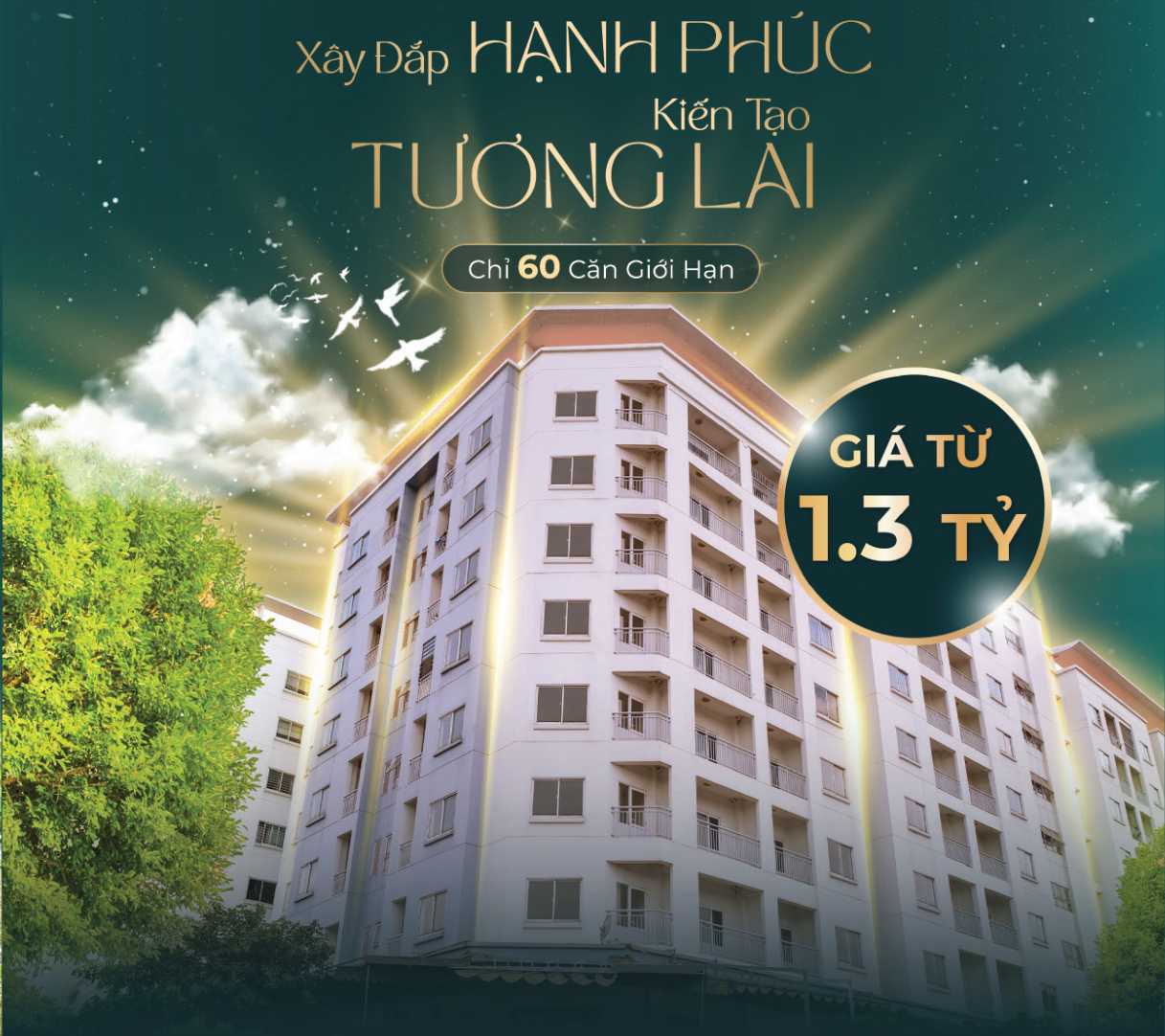 Căn hộ Thanh Bình Residence sổ sẵn chỉ 1.3 tỷ