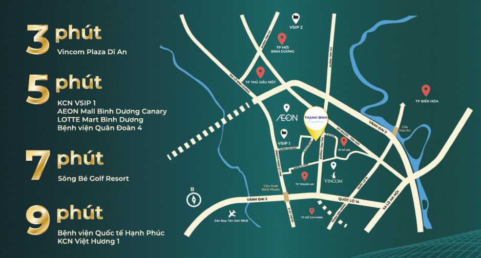 Vị trí căn hộ Thanh Bình Residence