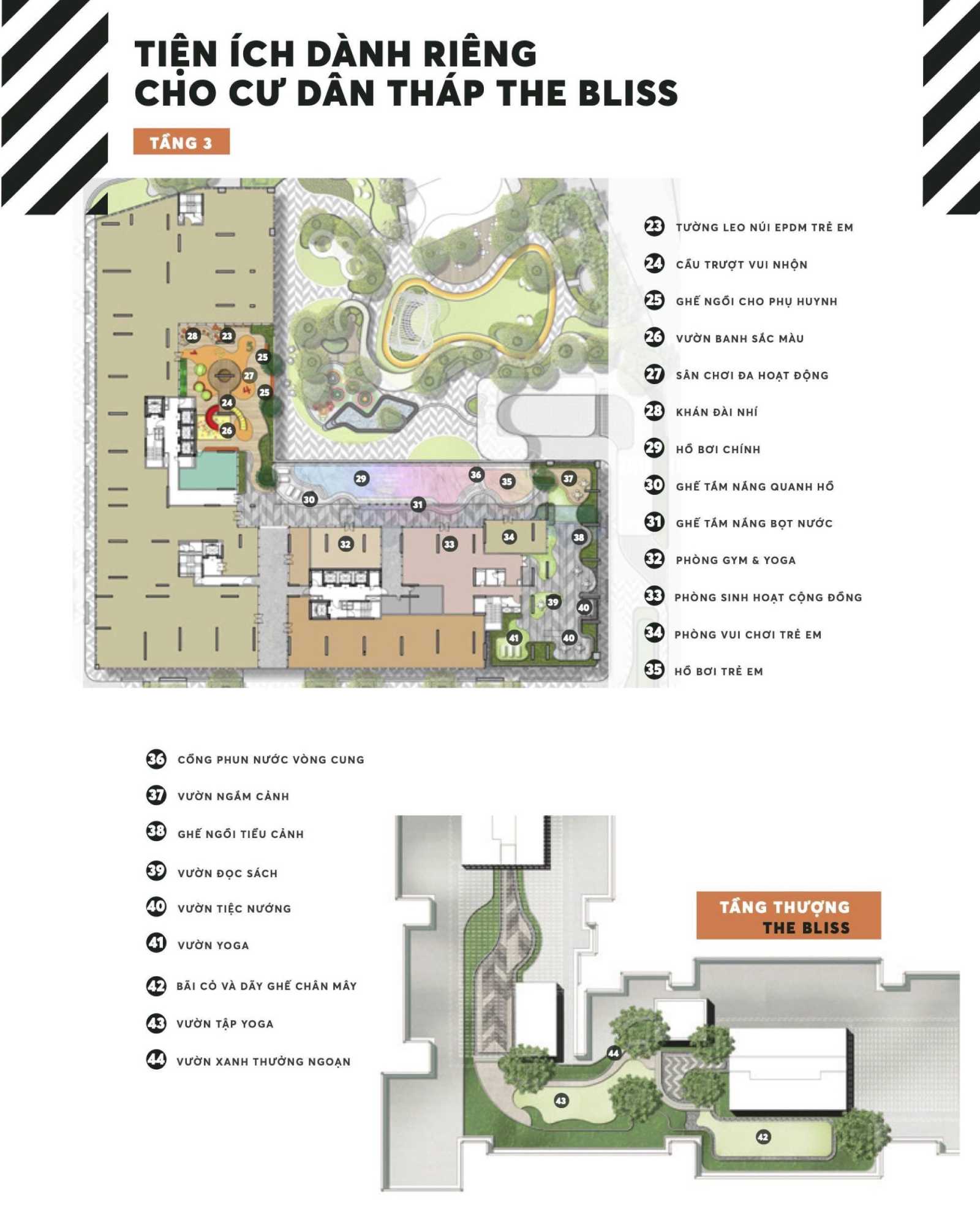 TIỆN ÍCH RIÊNG THÁP THE BLISS