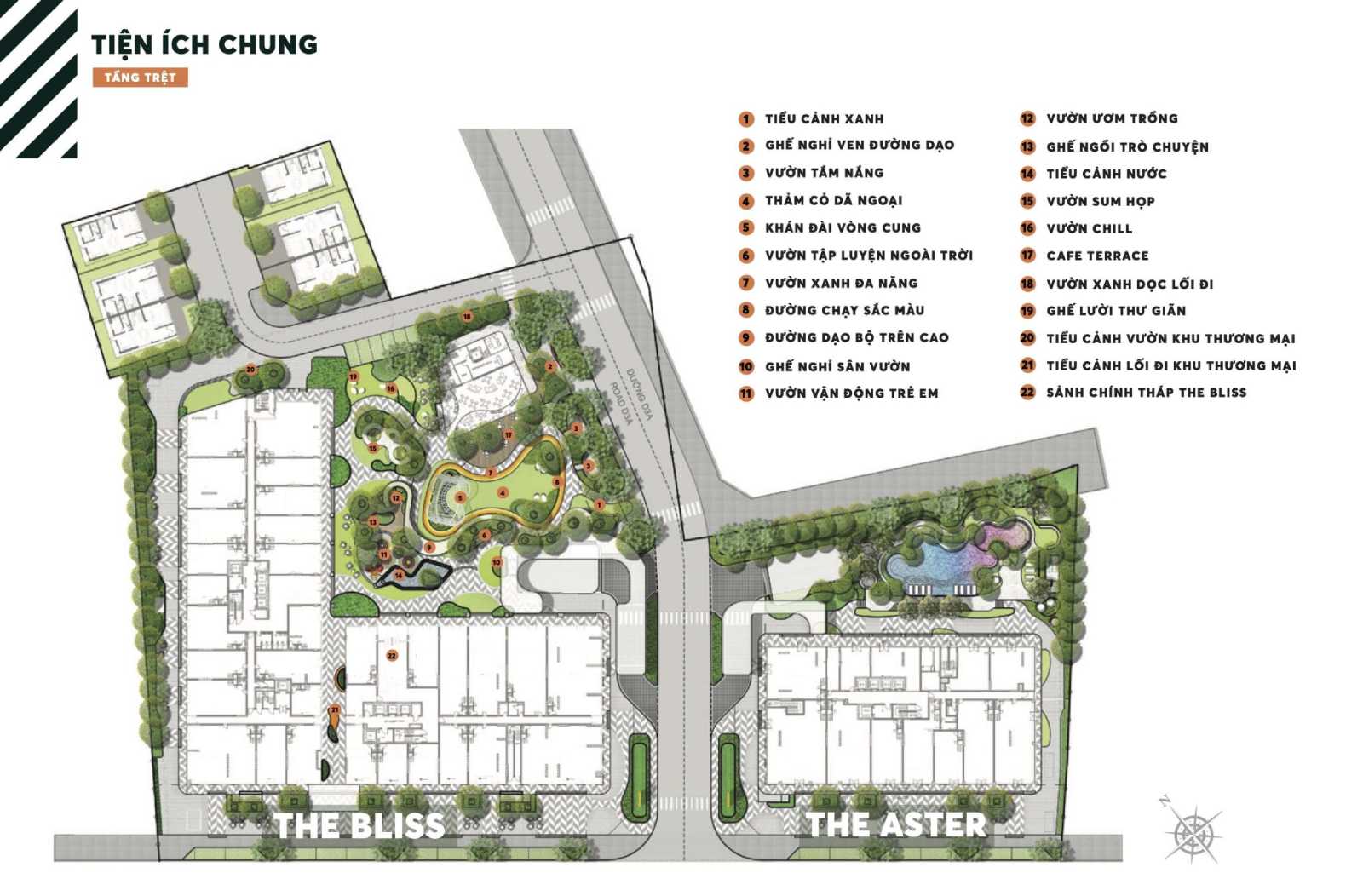 Tiện ích tổng thể nội khu căn hộ Urban Green Kusto Thủ Đức
