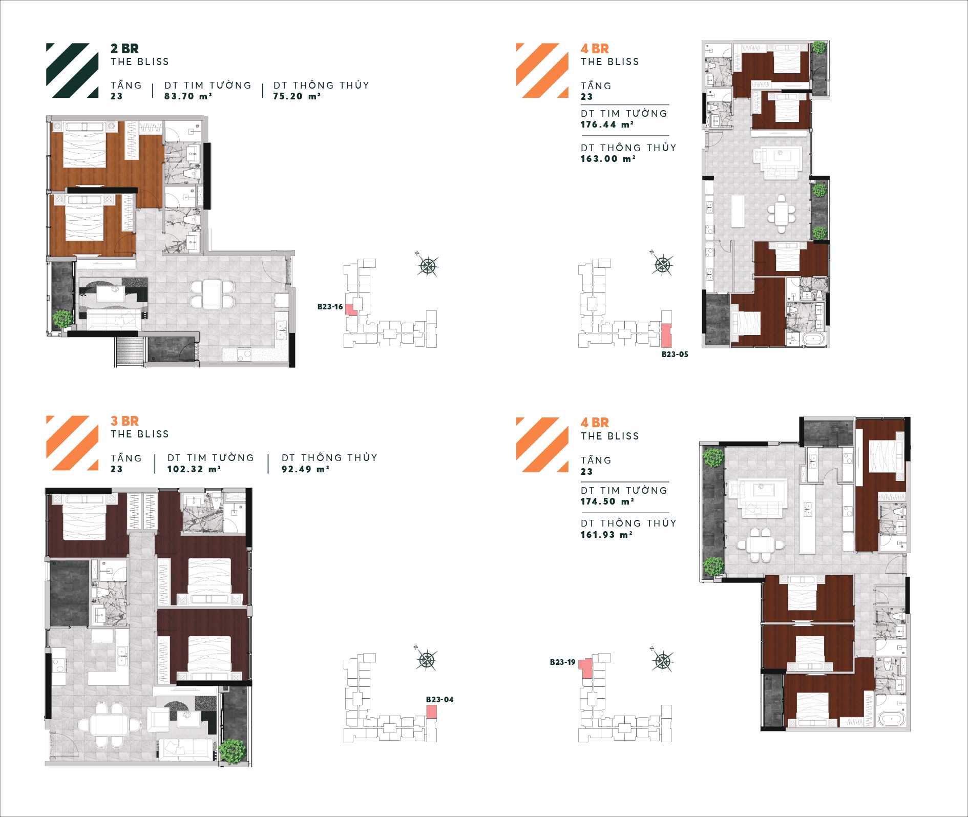 Thiết kế căn hộ Urban Green tầng 23 căn 04-05-16-19