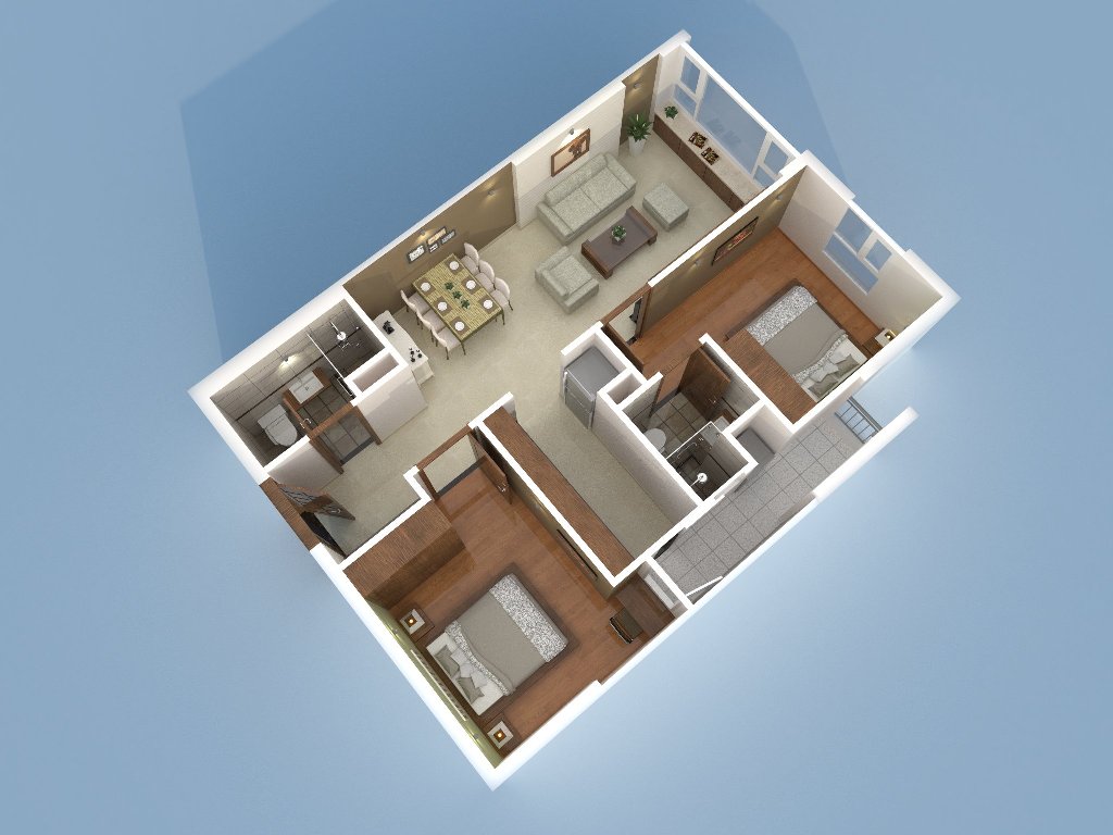 Saigonres Nguyễn Xí Căn hộ 2PN