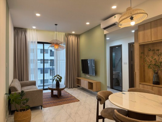 CHO THUÊ CĂN 2PN THE HABITAT- FULL NỘI THẤT - VIEW HỒ BƠI SIÊU CHILL