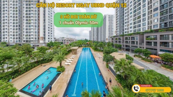 CHO THUÊ CĂN HỘ 2PN 2WC TẦNG CAO VIEW THOÁNG – FULL NỘI THẤT ĐẸP TẠI PICITY Q12