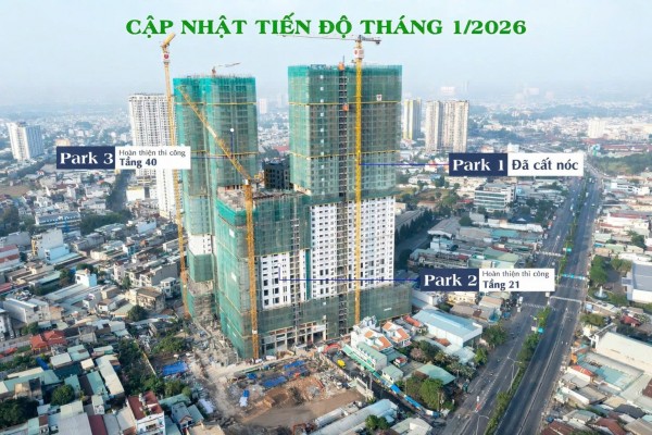BÁN CH 2PN1WC 60.92M2- THÁP C1 PICITY SKY PARK- VIEW LANDMARK 81